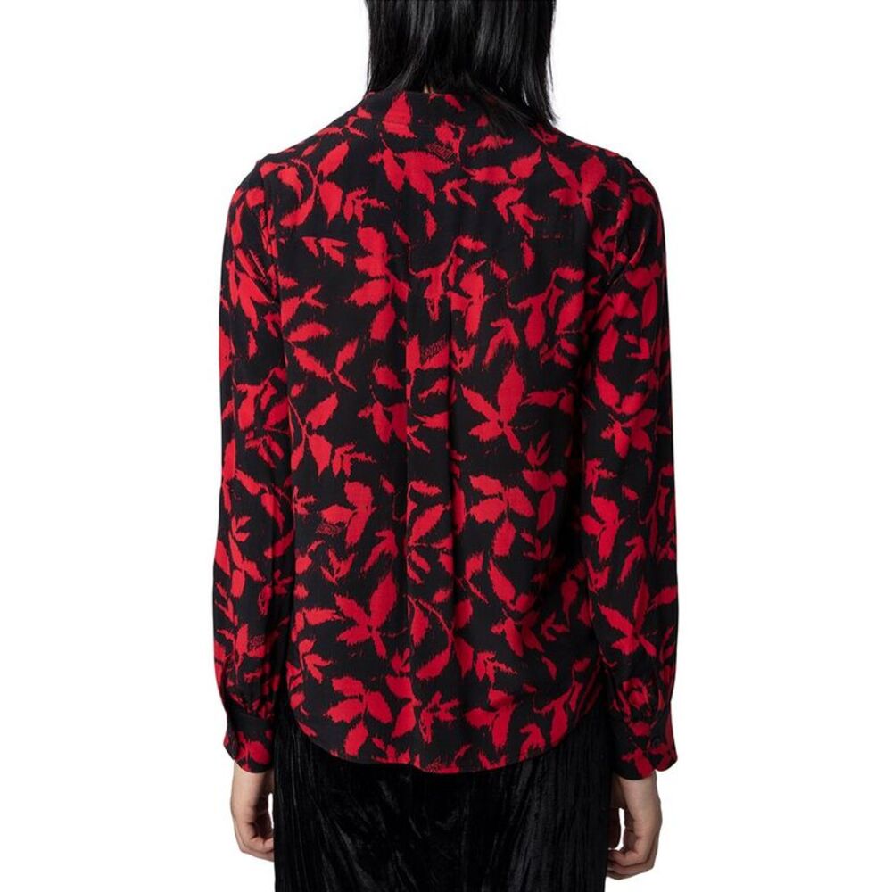 Zadig & Voltaire Womens Twina Soft Ikat Shirt, Black - Picture 2 of 3